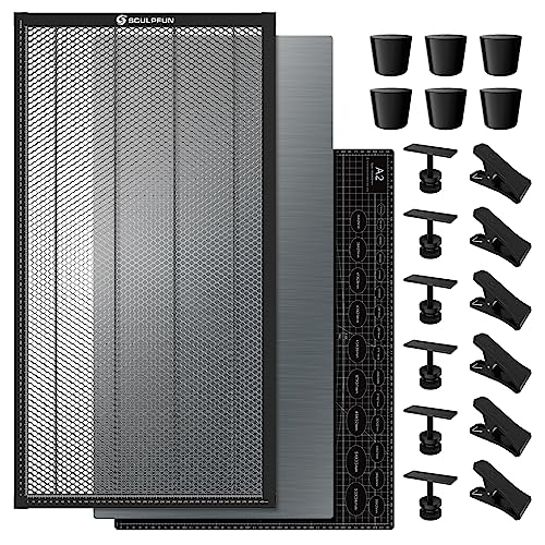 SCULPFUN Honeycomb Laser Bed Honeycomb Working Table 450mmx850mm(17.7x33.5inch), Laser Cutting Bed for CO2 or Diode Laser Engraver and Cutting Machine, Engraver Accessories