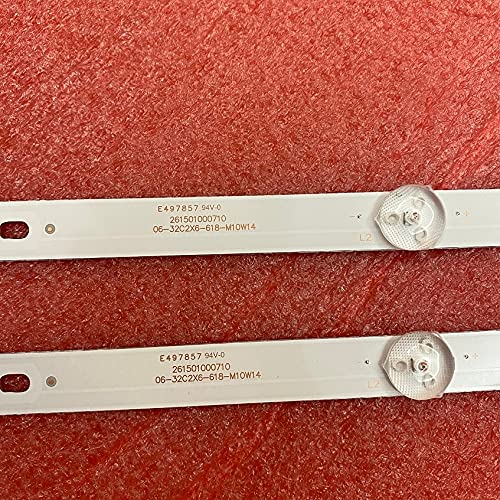 Replacement Part for TV 2pcs LED Backlight for Philco PTV32C30D PTV32C30 PH32C10DSGWA 06-32C2X6-618-M10W14- M07W14 M13W14 AKAI AKTV3227H LT-32C485