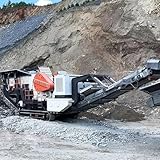 Mobile Concrete Waste Jaw Crusher Machine Tracked Stone Crushing Plant Portable Rock Crusher