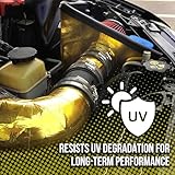 Design Engineering INC. Reflect-A-Gold High-Temperature Heat Reflective Adhesive Backed Roll (2" x 15') - Insulation Tape Wrap for Engine Covers & More