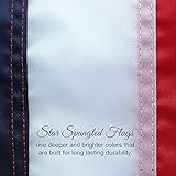 American Flag 3x5-100% Made In USA using Tough, Long Lasting Nylon Built for Outdoor Use, Featuring Embroidered Stars and Sewn Stripes plus Superior Quadruple Stitching on Fly End