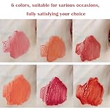 Blopuivo 6 Colors Bear Lip Gloss,Jelly Lip Glaze,Cute Liquid Lipstick Bear Lip Stain Watery Lipgloss Plumping Lip Tint Moisturizing Waterproof Long Lasting for Lip and Cheek