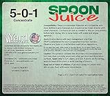 Spoon Juice 5-0-1 Liquid Lawn and Yard Fertilizer (1 Gallon Covers 42,666 Square Feet @ 3oz per 1k sq ft) with Bio Stimulants, Humic Acid and Sea Kelp