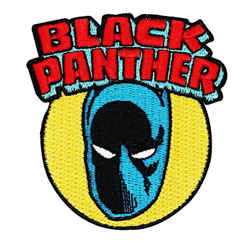 Marvel Black Panther Patch Disney Superhero Comics Fan Apparel Iron On Applique