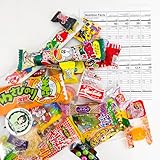 OTSUMAMI TOKYO, Original Japanese Snacks Giftee Bag, Full of Dagashi, Candy, Gummy, Marshmallows, Chips, Bubblegum, weird food Japan, for Gifts, Picnics, for both Children and Adults