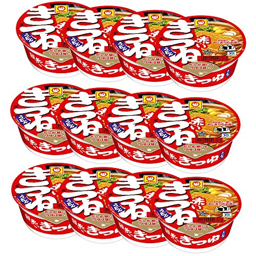 Cup Noodle Mini 1.4oz 12pcs Box Set Red Fox Mini Udon Japaneese Instant Noodle Ninjapo