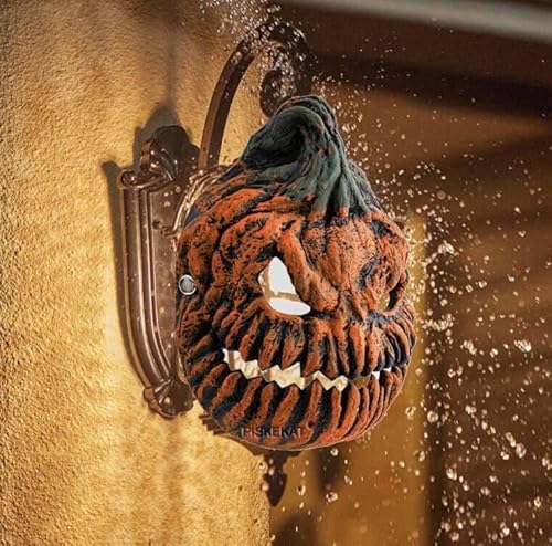 Halloween Decorations Outdoor Pumpkin Light Covers, 2 Pcs Halloween Porch Light Covers for Front Door, Garage, Outdoor