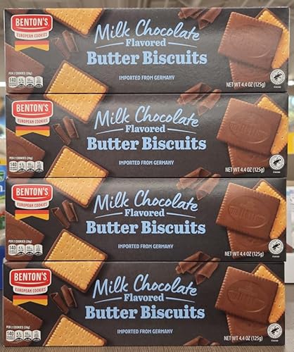 Specially Selected Butter Cookie Coated with Milk Chocolate Flavor 4.41oz 125g (Four Boxes)