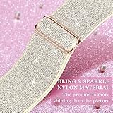 Bling Nylon Stretchy Bands Compatible With Apple Watch Bands 42mm 44mm 45mm 49mm For Women, Adjustable Braided Solo Loop Sport Bands For iWatch Series Ultra 10 9 8 7 6 5 4 3 2 1 SE, 6 Packs