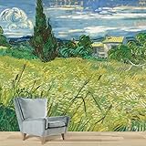 IDEA4WALL Wall Murals for Bedroom Starry Night by Van Gogh Famous Paintings Large Removable Wallpaper Peel and Stick Wall Stickers - 100x144 inches