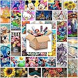 TOPITOP Set of 6 Mystery Diamond Painting Kits Box, Blind Box Diamond Painting, Best Wished, Cartoon Diamond Dots Art Painting by Number (Mystery Set)