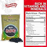 Shirakiku Cut Wakame Dried Seaweed - Dry Seaweed, Sea Kelp - Fresh Vegetables and Seaweed Chips for Miso Soup, Ramen, and Sushi - Pre-Cut, Resealable Package - 16 Oz