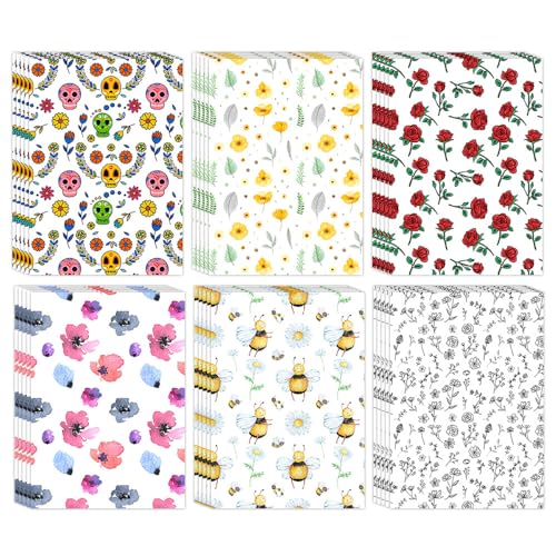 ZDDPDJ Flower Release Papers for Diamond Painting, Pack of 60 Reusable Floral Sheets (10.5x7.4cm)