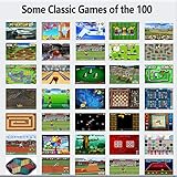 Beijue 16 Bit Handheld Games for Kids Adults 3.0'' Large Screen Preloaded 100 HD Classic Retro Video Games USB Rechargeable Seniors Electronic Game Player Birthday Xmas Present (Black)