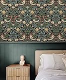 Fragaria Garden Vintage Prepasted Wallpaper