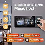 Smart Home Control Panel,7'' Dimmer and Background Music Player,Smart Life Tuya App Control Timer Switch For Smart Appliances,Support Video Doorbell Two-Way Intercom