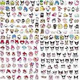 200-Piece Stickers Pack Cartoon Anime for Laptop Water Bottles Suitcase Skateboard Computer, Waterproof Reuseable Stickers for Kids Teens Boys Girls 564