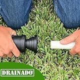 DRAINADO - Multi Vacuum Hose to PVC Pipe Adapter - Help Unclog A/C Drain Lines Effortlessly - No More Reducers, Duct Tape or Makeshift Tools - Compatible with Various Vacuum Hoses and PVC Pipes Sizes