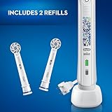 Oral-B Kids Electric Toothbrush with Coaching Pressure Sensor and Timer, Rechargeable Toothbrush with Brush Heads, Galaxy