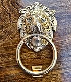 Authentic Vintage Brass Lion Door & Gate Knocker Handle Pull Door Accessories Home Decor