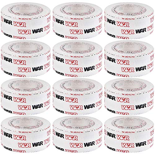 WAR Tape Easy Tear Athletic Fight Tape (12 Rolls) 1.0" One Inch | Hand Finger Wrist Wrap | for Boxing BJJ Crossfit