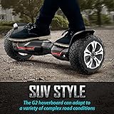 Gyroor Warrior 8.5 inch All Terrain Off Road Hoverboard with Bluetooth Speakers and LED Lights, UL2272 Certified Self Balancing Scooter