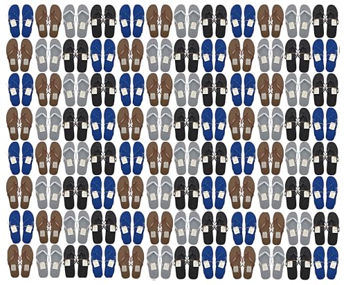 Wholesale Flip Flops, 96 Pairs Case, Men Women Kids, Wedding, Beach, Pool Party, Bulk Pack Slippers