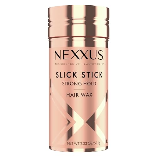 Nexxus Strong Hold Hair Wax Slick Stick for Slicked-Back Look with StyleProtect Technology 2.33 oz