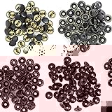 1000 Pieces Metal Snap Fastener Kit, BetterJonny 15mm Brass Heavy Duty Snap Button Press Stud Cap for Marine Boat Canvas Bag Leather DIY Craft Black