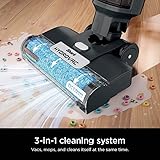 Shark Wet Dry Vacuum Mop All-in-One Cordless Hardfloor Cleaner, HydroVac MessMaster, 3-in-1 Self-Cleaning System, Strong Suction with 2 Brushrolls & 2 Solutions, for Hard Floors & Area Rugs, AW261