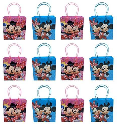 48pc Mickey & Minnie Mouse Goodie Bags Party Favor Bags Gift Bags