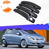 Car Exterior Door Handle Cover for Opel for Corsa D for Vauxhall for Corsa S07 07-14 Car Door Handle Cover Trim Set Styling Exterior Parts Accessories