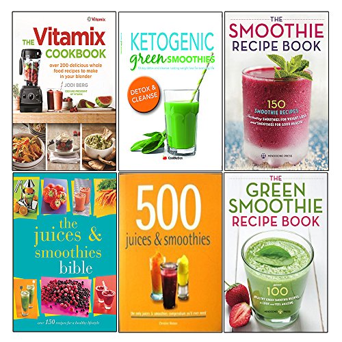 Vitamix cookbook and ketogenic green and juices and 500 juices and green smoothie recipes 6 books collection set