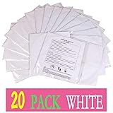 Chinese Lanterns to Release& in Memorial Events For 20 Pack White, Paper Lanterns Easy to Use, Chinese Paper Lanterns for Weddings Party Celebration Event and Festival.