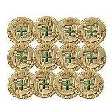 3/4 Inch Safety Through Teamwork Lapel Pin - Package of 12, Poly Bagged