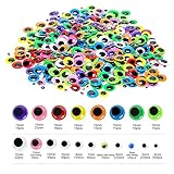 1580pcs Googly Eyes Self Adhesive for Crafts, Craft Sticker Wiggle Eyes with Multi Colored and Sizes for DIY