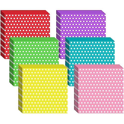 Fulmoon 300 Sheets Waxed Deli Paper Sheets for Food 12 x 12 Inch Polka Dot Dry Wax Paper Greaseproof Food Basket Liners Sandwich Wraps for Wrapping Bread Baking BBQ Picnic Party (Multicolor)