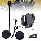 zedreammy V6 1200M Intercom Motorcycle Helmet Headset BT Motorbike-Interphone Accessory