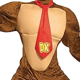 Disguise Men's Super Mario Donkey Kong Deluxe Costume, Brown, X-Large