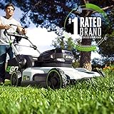 EGO Power+ LM2142SP 21-Inch 56-Volt Lithium-Ion Cordless Electric Dual-Port Walk Behind Self Propelled Lawn Mower with Two 5.0 Ah Batteries & Charger Included