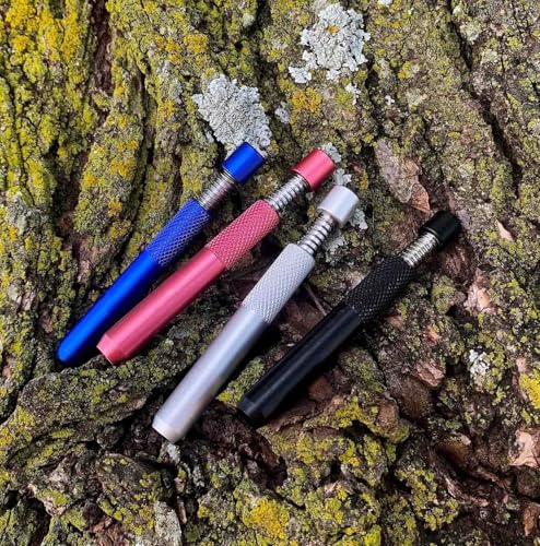 4Pcs 𝐎𝐧𝐞 𝐇𝐢𝐭𝐭𝐞𝐫 𝐏𝐢𝐩𝐞, Short Metal Tobacco Pipes With Pipe Scraper Set, 3.25 inch Smoking Pipe Accessories Kit