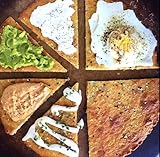 Fattyhead Protein Pizza Crust 6-Pk | 10" Baked Almond Flour Flatbread | Keto~Low Carb | Zero Cauliflower | Zero Grains | Zero Starch Filler | Zero Seed Oils | Five Main Ingredients + Herbs | Diabetic Friendly