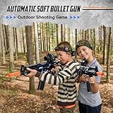 Electric Automatic Toy Gun for Toy Guns Sniper Soft Bullets [Shoot Faster] Burst Soft Bullets Toy Gun for Boys,Toy Foam Blasters & Guns with 100 Toy Sniper Darts for Kids