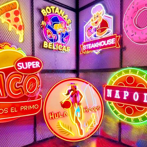 Custom Logo Neon Signs,Customizable Business Logo UV Printed Neon Design Personalized dimmerable LED Neon Light Up Sign for Company Wall Decor Shop Bar Nails Beauty Business Events Decor Party Gifts