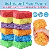 Shappy 36 Blocks Modeling Foam Clay for Kids Clay Foam Beads Education Preschool Toys for Kids Develop Creativity DIY Art Crafts, 6 Colors