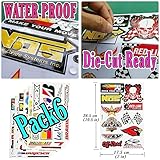 Cars Motorsport Nos Gulf Hot Rod Nascar Drag Racing Lot 6 Vinyl Graphic Decals Stickers D6094