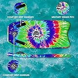 BoardX Inflatable Bodyboard Portable Surfboard with Hammer Seam Technology Storage 48 Inch Super Folding Body Board with Max Inflation Pr