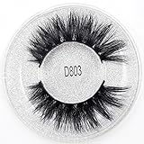 Visofree False Eyelashes Cruelty-free 3D Mink Lashes Fake Eyelashes (D803)