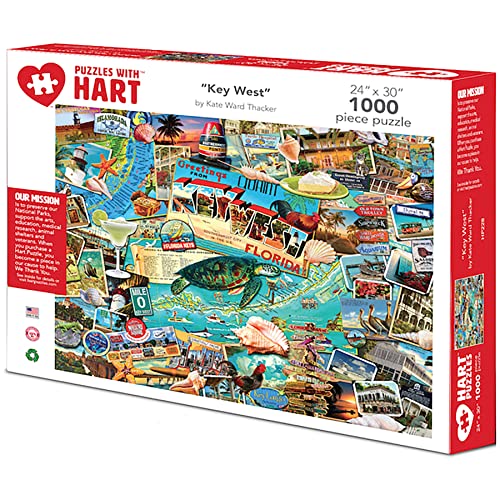 Hart Puzzles Key West 1000 Piece Puzzle, 1 EA