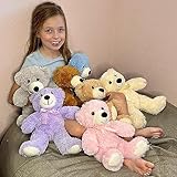 MorisMos Bulk Teddy Bear Stuffed Animals Plush Toys for Kids Girls Boys,14 inch Teddy Bear for Baby Shower Decorations, 7-Pack Wholesale Small Stuffed Animal Gifts for Birthday Christmas Valentines